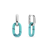 Orecchini Ti Sento Milano Donna in Argento Turchese 7903TQ - 7903TQ